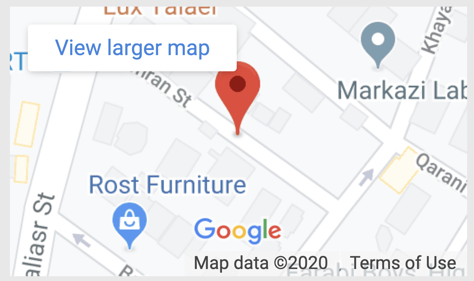 نقشه دسترسی